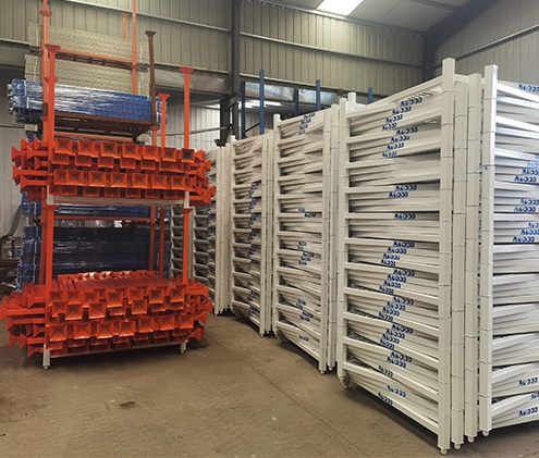 portable stacking pallet racks